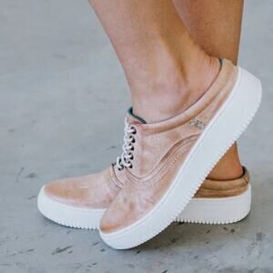 NEW ROAN Bed Stu Zania Sneaker Slip On Distressed Leather Tan Womens 7.5